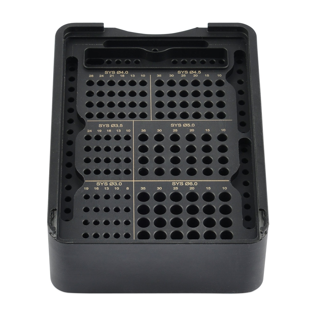 Opbevarings  steriliseringsbeholder til interferensskruer — uden skruer (til EickLoxx Zlig 2)